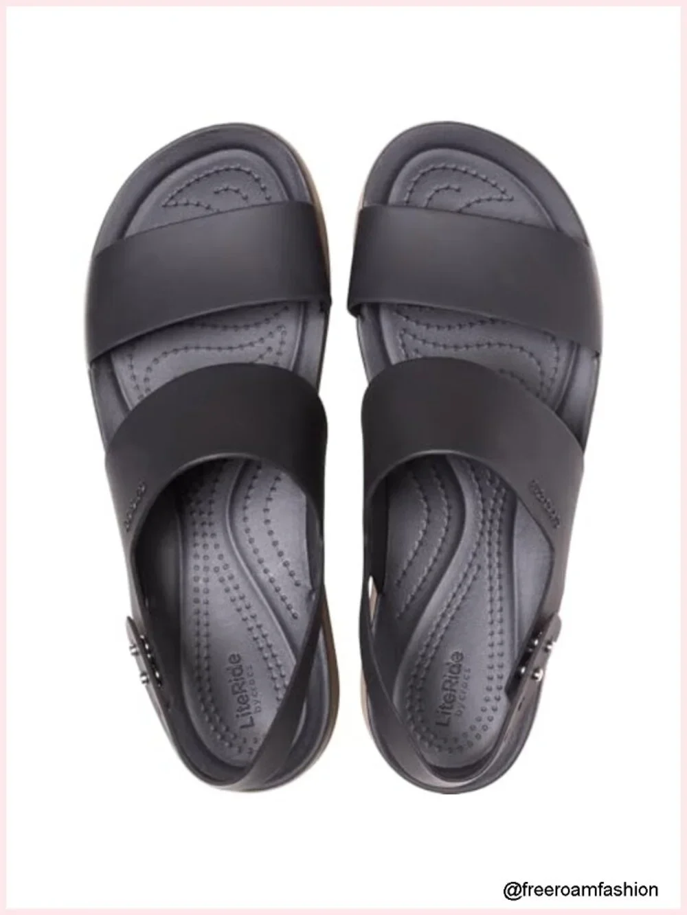 Lightweight Platform Wedge Sandals with Adjustable Strap, Water Resistant